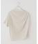 HAKUJI/ハクジ crepe jersey asym T Tシャツ H232617