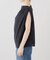 HAKUJI/ハクジ crepe jersey asym T Tシャツ H232617