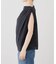 HAKUJI/ハクジ crepe jersey asym T Tシャツ H232617