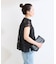 手洗い可 / スクリブルエンブノースリシャツ