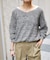 《WEB限定カラー有り / 追加》ペーパーヤーン2WAYルーズプルオーバー