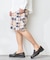 Garment wash Madras Shorts