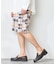 Garment wash Madras Shorts