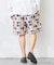 Garment wash Madras Shorts