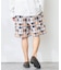 Garment wash Madras Shorts