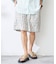 Garment wash Madras Shorts