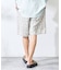 Garment wash Madras Shorts