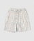 Garment wash Madras Shorts
