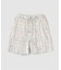 Garment wash Madras Shorts