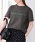 ロゴプリントハーフスリーブTシャツ