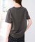 ロゴプリントハーフスリーブTシャツ