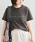 ロゴプリントハーフスリーブTシャツ
