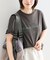 ロゴプリントハーフスリーブTシャツ