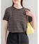 ハリヌキリブマルチボーダーTシャツ