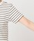 ハリヌキリブマルチボーダーTシャツ
