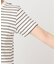 ハリヌキリブマルチボーダーTシャツ