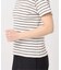 ハリヌキリブマルチボーダーTシャツ