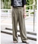《4サイズ展開》ベルテット2タックストレートパンツ