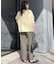 《4サイズ展開》ベルテット2タックストレートパンツ