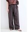 手洗い可 / リネンブレンドストレートパンツ