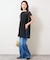 Lace layered チュニックブラウス