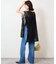 Lace layered チュニックブラウス