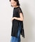 Lace layered チュニックブラウス