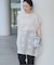Lace layered チュニックブラウス
