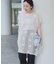Lace layered チュニックブラウス