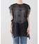 Lace layered チュニックブラウス