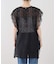 Lace layered チュニックブラウス
