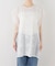 Lace layered チュニックブラウス