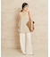 Linen mix lace キャミソール
