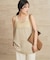 Linen mix lace キャミソール