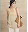 Linen mix lace キャミソール