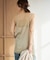 Linen mix lace キャミソール