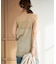 Linen mix lace キャミソール