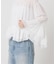 COTTON FRILLS ブラウス