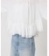 COTTON FRILLS ブラウス