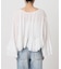 COTTON FRILLS ブラウス