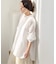 《一部カラーWEB限定》ラミーリヨセルバンドカラーシャツ
