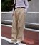 《セットアップ対応可/WEBのみ4サイズ展開》撥水2タックチノパンツ