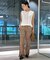 【COUTURE D'ADAM/クチュールドアダム】Leopard Italian Print  Pants
