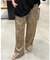 【COUTURE D'ADAM/クチュールドアダム】Leopard Italian Print  Pants