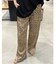 【COUTURE D'ADAM/クチュールドアダム】Leopard Italian Print  Pants