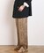 【COUTURE D'ADAM/クチュールドアダム】Leopard Italian Print  Pants