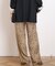【COUTURE D'ADAM/クチュールドアダム】Leopard Italian Print  Pants