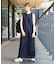 ウォッシャブル / DU JOUR / デュ ジュール JEAN TANK DRESS