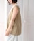 《接触冷感》ピンタックレースブラウス