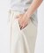 コットンリネン カスリ スラブ ワイド イージーパンツ